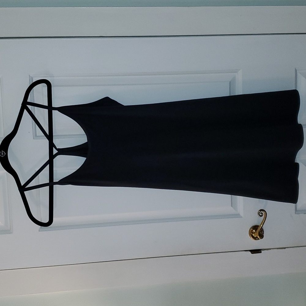 Women's Outdoor Voices Black Racerback Built-in Shorts Liner Athletic Dress sz m